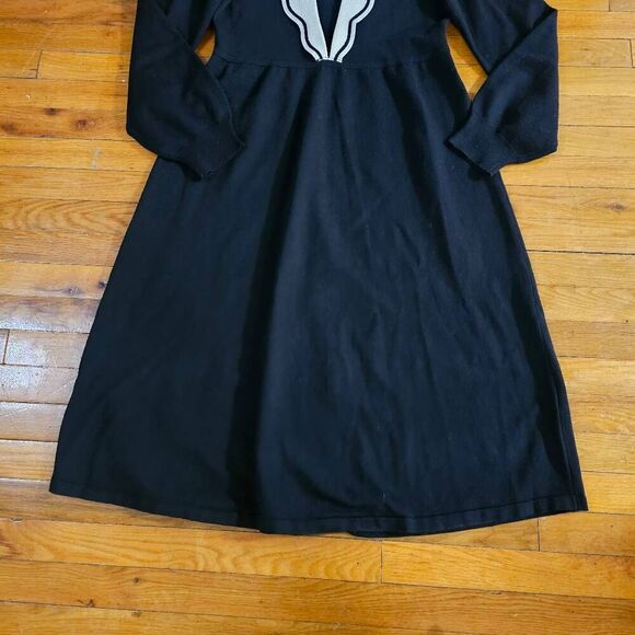 Kuose Women's Knit Sweater Dress Black Size Large - Picture 3 of 9